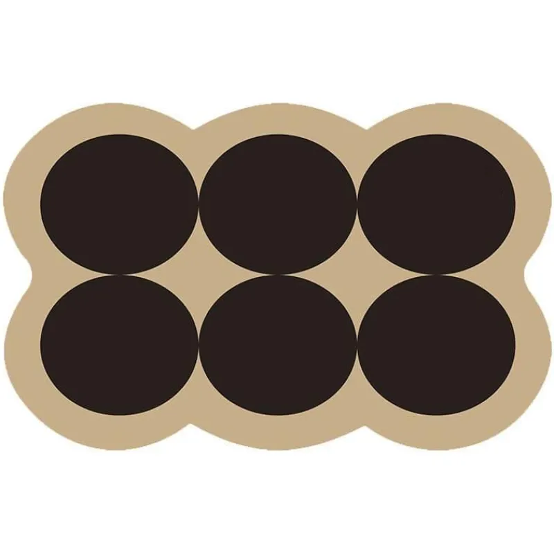 Soft Steps Badezimmer-Diatom Bath Mat - Colorful Circle Design