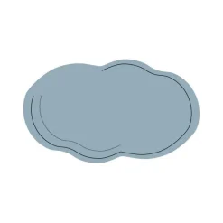 Soft Steps Badezimmer-Diatom Bath Mat - Solid Color Cloud Design