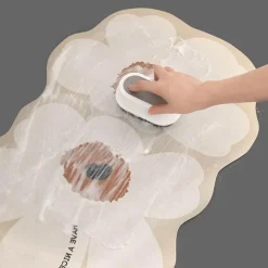 Soft Steps Badezimmer-Diatom Flower Bath Mat - Absorbent Bathroom Rug