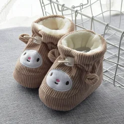 The Decor Haven Babykleidung|Babykleidung-Dicke, warme Baby-Hausschuhe aus Baumwolle - Happy Baby Footwear