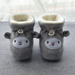 The Decor Haven Babykleidung|Babykleidung-Dicke, warme Baby-Hausschuhe aus Baumwolle - Happy Baby Footwear