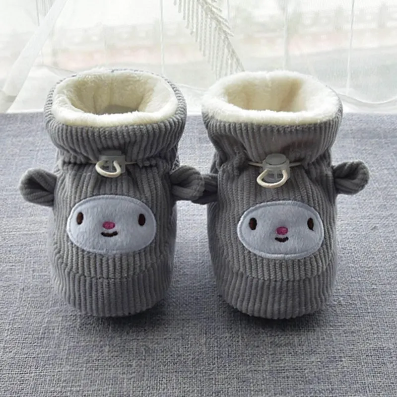 The Decor Haven Babykleidung|Babykleidung-Dicke, warme Baby-Hausschuhe aus Baumwolle - Happy Baby Footwear