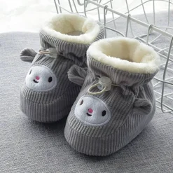 The Decor Haven Babykleidung|Babykleidung-Dicke, warme Baby-Hausschuhe aus Baumwolle - Happy Baby Footwear