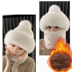 Wild u0026 Free Gear Camping-Werkzeuge|Outdoor-Artikel-Dickes Wintermütze- und Schal-Set – warme, kuschelige Accessoires