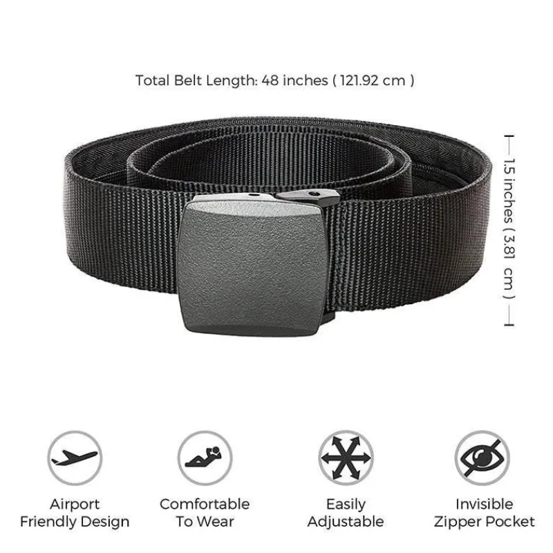 Wilderness Haven Outdoor-Artikel|Camping Im Freien-Diebstahlsichere Reise-Gürteltasche – Versteckte Sicherheitstasche