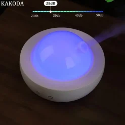 Tranquil Touch Gesundheits-Gadgets|Gesundheits- Und Entspannungstools-Diffusor für ätherische Öle aus Glas mit Basis aus echtem Holz, Aromatherapie-Diffusor