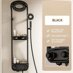 The Blissful Bath Badezimmer-Digital Rainfall Shower Set - Elegant Spa Experience