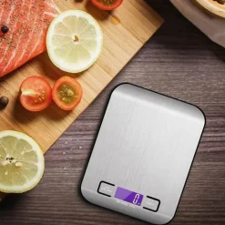 Tom Küche & Esszimmer-Digitale Küchenwaage aus Edelstahl, präzise und vielseitige Messung