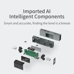 Roam Ready Heimwerkzeuge|Outdoor & Garten-Digitale Laserwasserwaage – 2-in-1-Messgerät