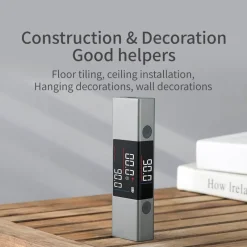 Roam Ready Heimwerkzeuge|Outdoor & Garten-Digitale Laserwasserwaage – 2-in-1-Messgerät