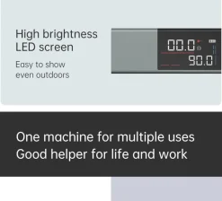 Roam Ready Heimwerkzeuge|Outdoor & Garten-Digitale Laserwasserwaage – 2-in-1-Messgerät