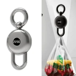 Cozy Living Camping Im Freien|Outdoor & Garten-Digitale Taschenwaage als Schlüsselanhänger – Reisefreundliche Mini-Anzeigewaage