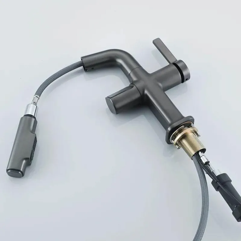 Tranquil Waters Badezimmer|Küche & Esszimmer-Digitaler Badezimmerhahn aus Messing – Elegantes Aqua View Design