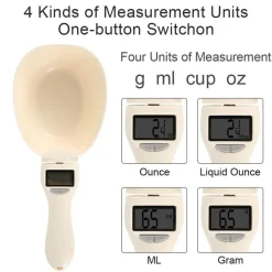 The Culinary Kit Haustierzubehör|Tierfütterung-Digitaler Lebensmittelwaagenlöffel - Elektronischer Messlöffel zum Kochen und Backen