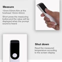 Tranquil Touch Gesundheits-Gadgets|Gesundheits- Und Entspannungstools-Digitales berührungsloses Laserthermometer - Infrarot-Temperaturpistole