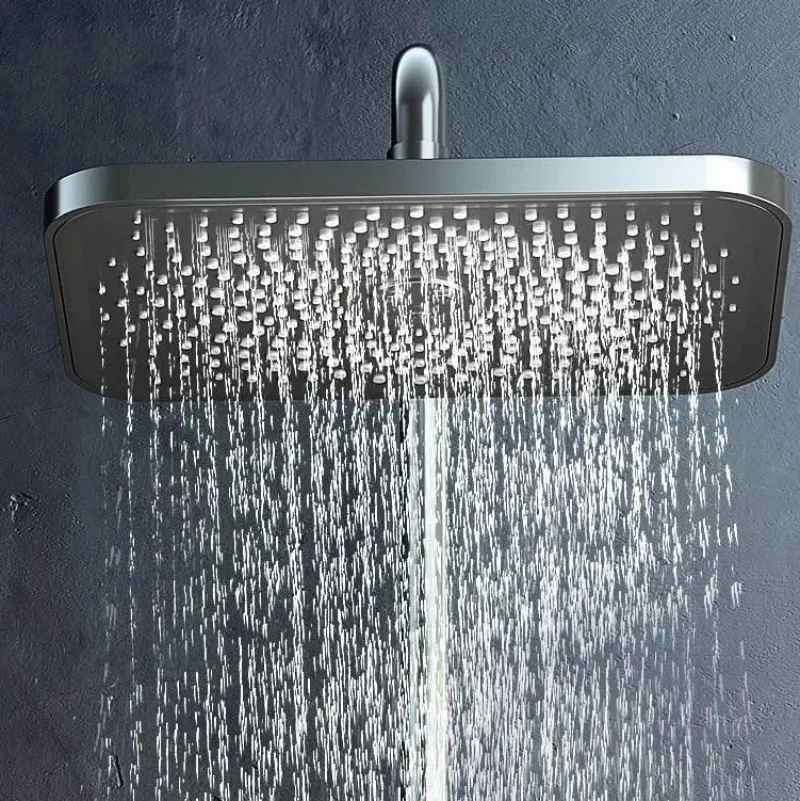 The Blissful Bath Badezimmer-Digitales Duschset – Elegantes Rainfall Symphony Design