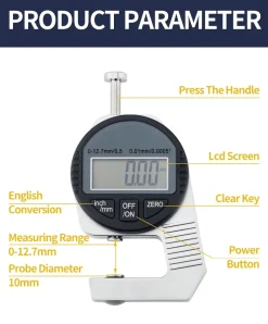 Roam Ready Heimwerkzeuge|Outdoor & Garten-Digitales Messmessgerät – Präzisionswerkzeug für genaue Messungen