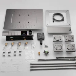 The Blissful Bath Badezimmer-Digitales Regenduschsystem – Multi-Jet-Touchscreen-Duschkopf