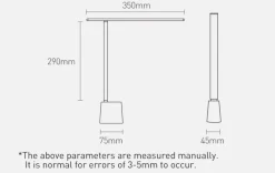 Comfort u0026 Style Beleuchtung-Dimmbare Smart-Schreibtischlampe – Elegantes Augenschutzlicht