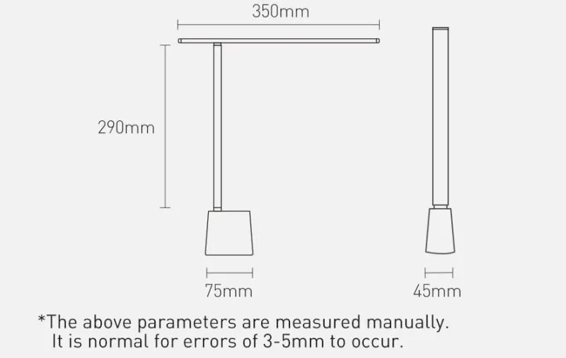 Comfort u0026 Style Beleuchtung-Dimmbare Smart-Schreibtischlampe – Elegantes Augenschutzlicht