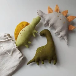 The Decor Haven Babyspielzeug-Dinosaurier-Mini-Plüschtiere – süße ausgestopfte Dinosaurier