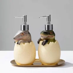 Tranquil Waters Badezimmer-Dinosaurier-Seifenspender – Süßes Baby-Badezubehör