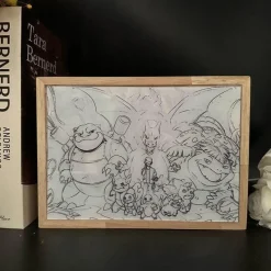 Bright Accents Beleuchtung-DIY Anime Light Painting Kit – Kreatives Kunstprojekt für Künstler