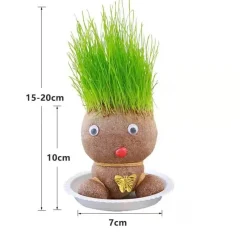 Adventure Basecamp Camping Im Freien|Outdoor-Artikel-DIY Pflanzbare Puppe – Umweltfreundliches Pflanzenkopf-Spielzeug