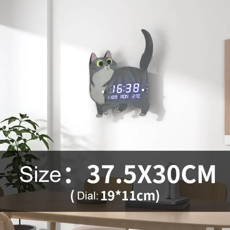 Willow u0026 Whim Beleuchtung-3D-LED-Fahrrad-Wanduhr – moderne, leuchtende Heimdekoration