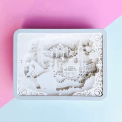 Comfort u0026 Style Beleuchtung-3D-LED-Nachtlampe – Kreatives Papierbox-Design