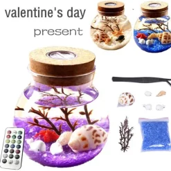 The Decor Haven Beleuchtung-3D-LED-Nachtlicht – DIY-Unterwelt-Landschaftsdekor