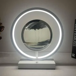 Willow u0026 Whim Beleuchtung-3D-LED-Sandkunstlampe – fließendes Licht, Heimdekoration