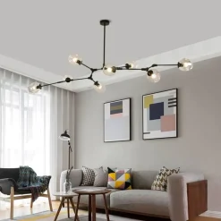 Comfort u0026 Style Beleuchtung-DNA Molecular Glass Chandelier - New York Art Design