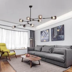 Comfort u0026 Style Beleuchtung-DNA Molecular Glass Chandelier - New York Art Design