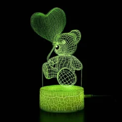 Willow u0026 Whim Gadgets Für Zuhause|Beleuchtung-3D-Nachtlampe - Raumdekorlicht