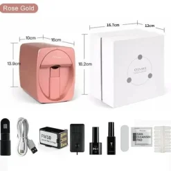 PureGlow Frauenpflege|Körperpflege-3D-Nageldrucker – Professionelle Nailart-Maschine