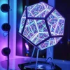 Bright Accents Beleuchtung-Dodekaedrisches LED-Nachtlicht – Einzigartige geometrische Lampe