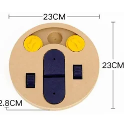 TailTrend Haustierzubehör|Haustierspielzeug-Dog IQ Puzzle Toy - Interaktives Welpentrainingsspiel