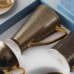 The Cozy Mug Küche & Esszimmer-Donatello Kaffeeservice – Elegantes Zubehör für Keramiktassen