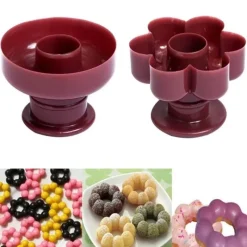 Tom Küche & Esszimmer-Donut-Backset mit Kuchendekorationswerkzeugen für kreative Hobbybäcker