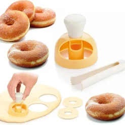 Tom Küche & Esszimmer-Donut-Backset mit Kuchendekorationswerkzeugen für kreative Hobbybäcker