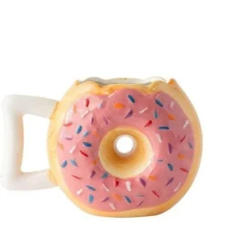 The Cozy Mug Küche & Esszimmer-Donut-Keramiktasse – süße Kaffeetasse für Donut-Liebhaber