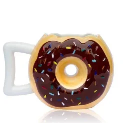 The Cozy Mug Küche & Esszimmer-Donut-Keramiktasse – süße Kaffeetasse für Donut-Liebhaber