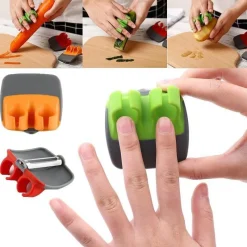 Deco Küche & Esszimmer-Doppelfinger-Gemüseschäler – Ergonomisches Küchenwerkzeug für müheloses Gemüsevorbereiten