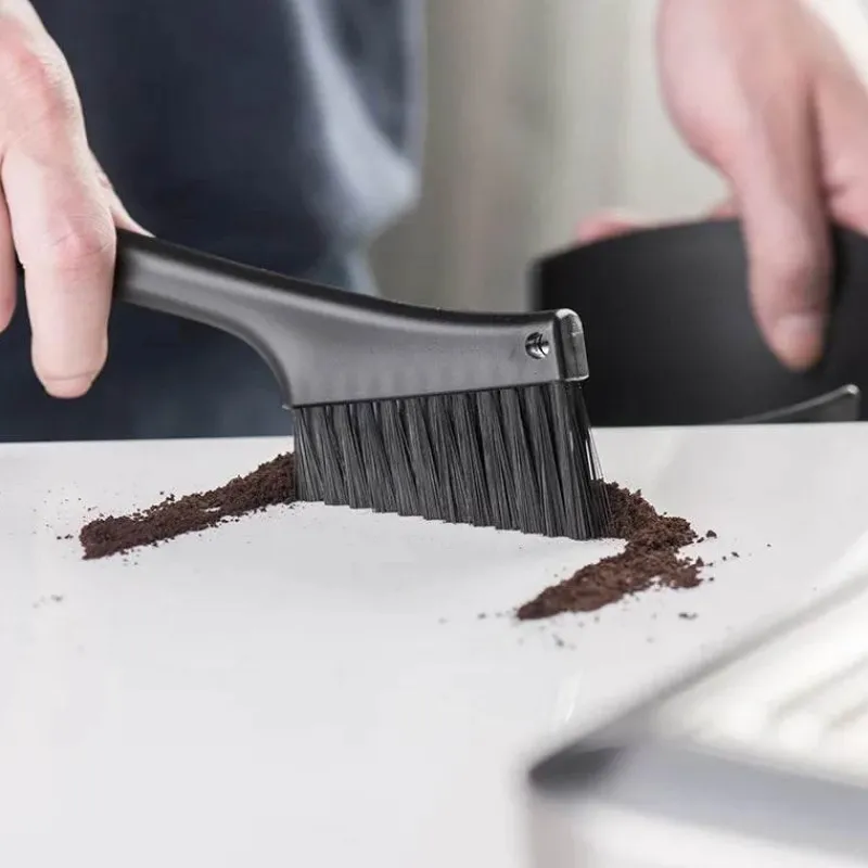 Tom Küche & Esszimmer-Doppelköpfige Kaffeemühlenbürste – Unverzichtbares Barista-Reinigungswerkzeug für einen perfekten Kaffeegenuss