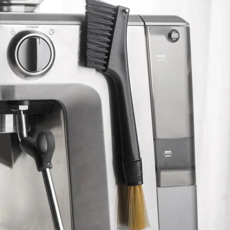 Tom Küche & Esszimmer-Doppelköpfige Kaffeemühlenbürste – Unverzichtbares Barista-Reinigungswerkzeug für einen perfekten Kaffeegenuss