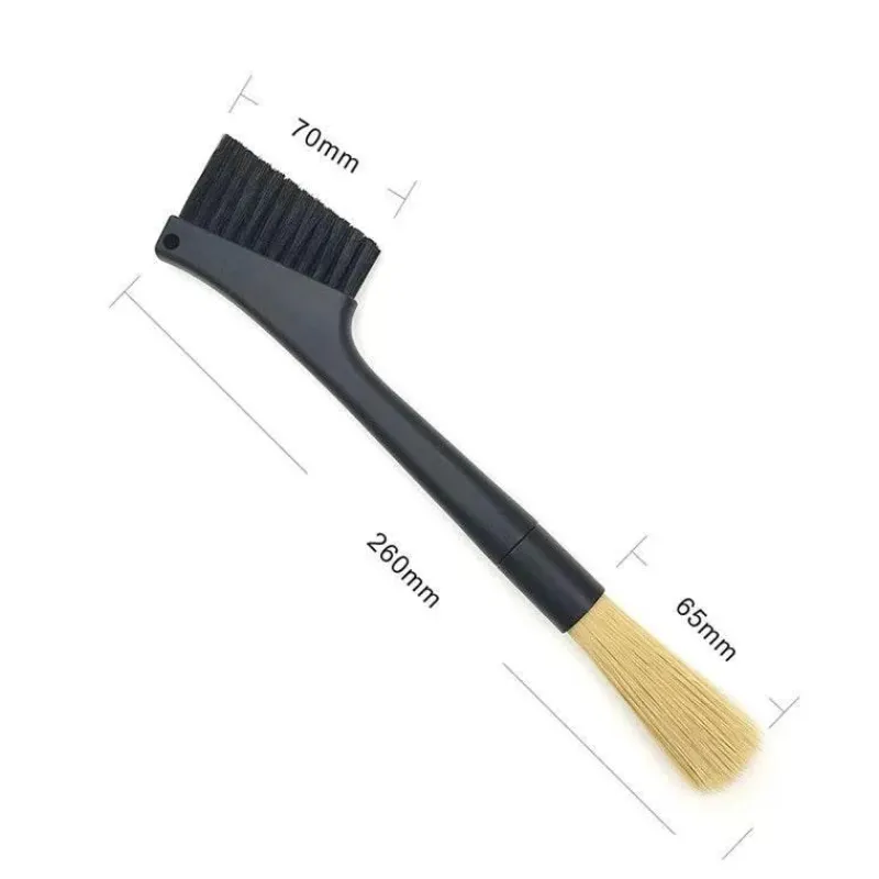 Tom Küche & Esszimmer-Doppelköpfige Kaffeemühlenbürste – Unverzichtbares Barista-Reinigungswerkzeug für einen perfekten Kaffeegenuss