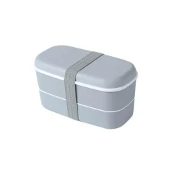 Space Savvy Küche & Esszimmer-Doppellagige Lunchbox aus Metall – Langlebiger Frischhaltebehälter