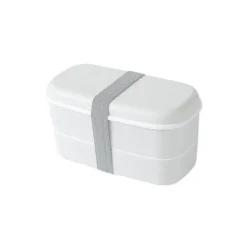 Space Savvy Küche & Esszimmer-Doppellagige Lunchbox aus Metall – Langlebiger Frischhaltebehälter