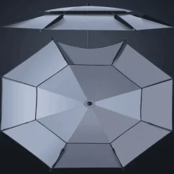 The Outdoor Vault Camping-Werkzeuge|Camping Im Freien-Doppellagiger Angelschirm – Outdoor-Überdachung zum Angeln und Camping